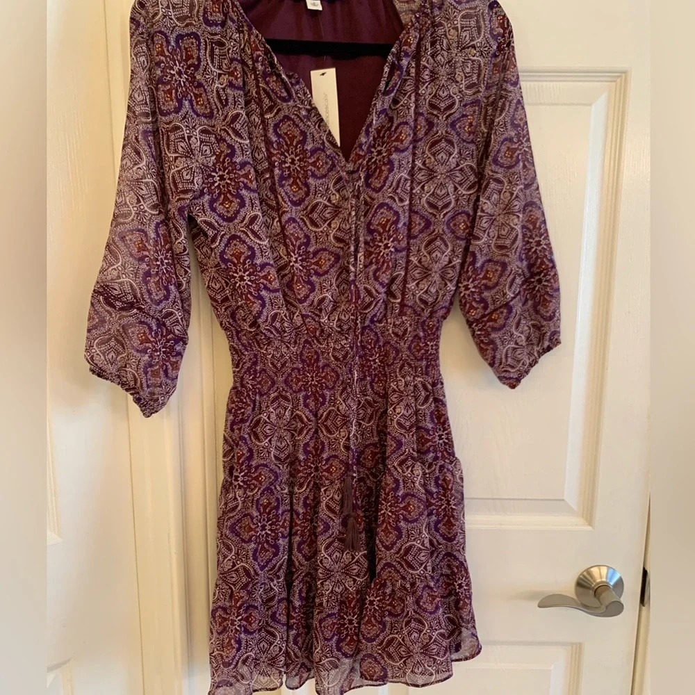 Printed Mini dress size Small - Picture 1 of 5